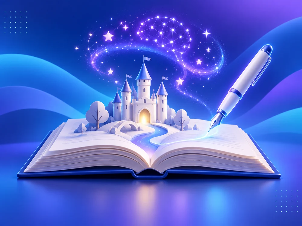 كورس كتابة الروايات والقصص وكتب الأطفال بمساعدة الذكاء الاصطناعي