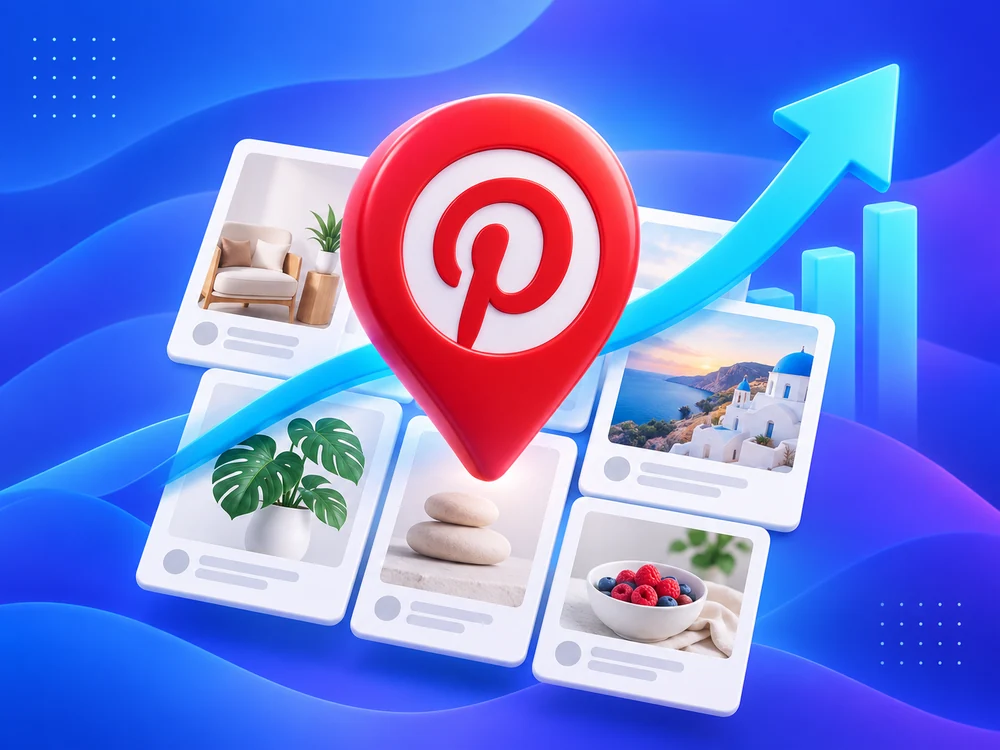 كورس احتراف Pinterest لتنمية الزيارات والمبيعات